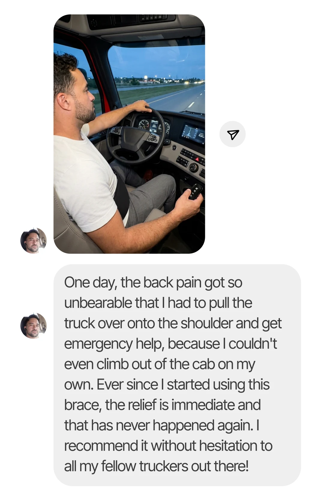 Customer feedback screenshot 8
